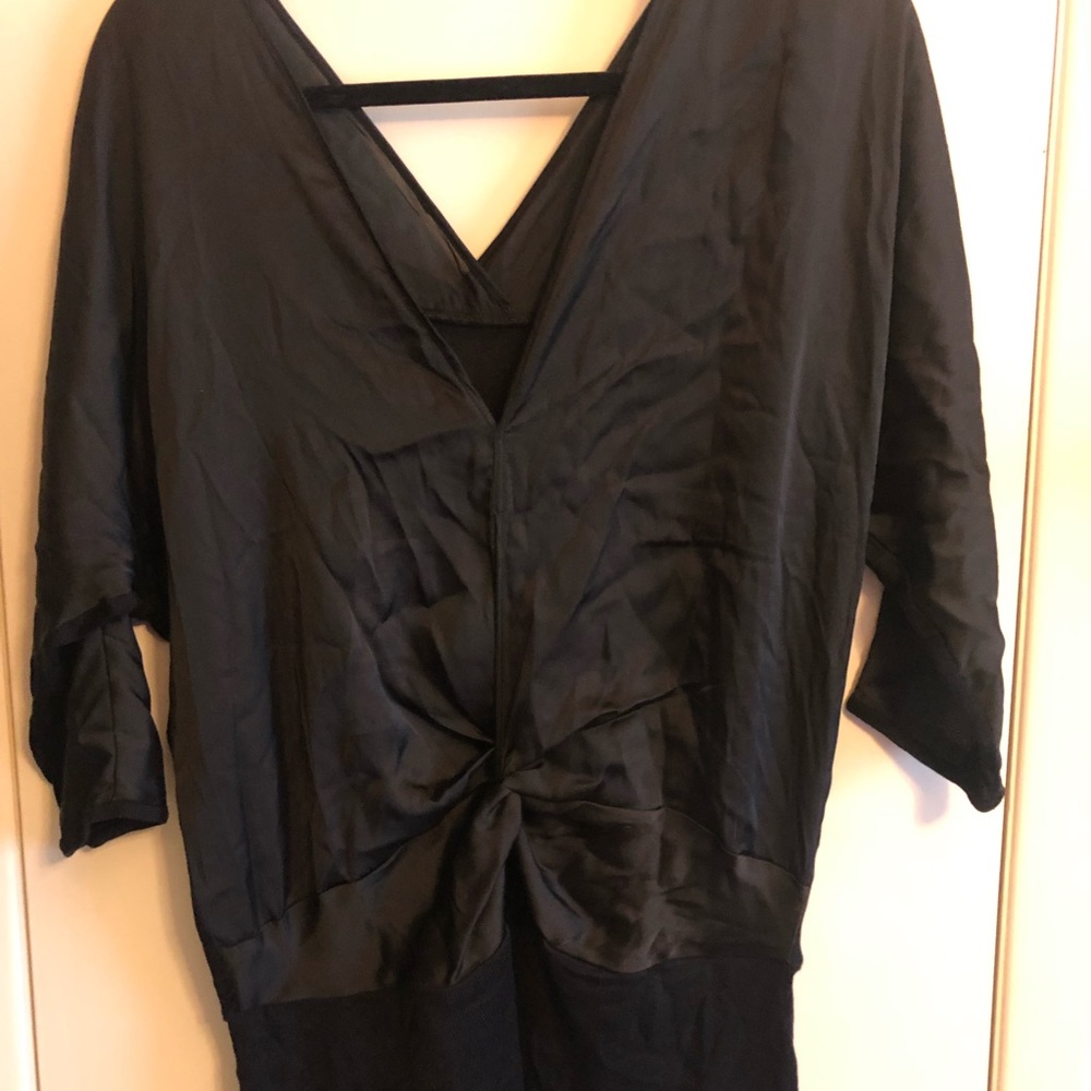 Kenneth Cole New York “All Knotted Up” mixed media dress - Picture 4 of 5